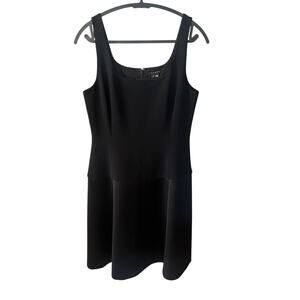 Theory Black Avanta Dress Sleeveless Size 10 LBD
